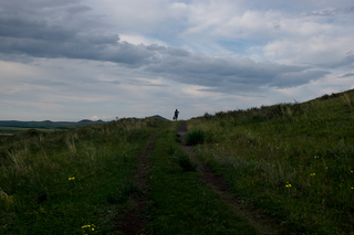 Külli looks down on the village of Son where she spent 8 years of her childhood. She was deported there at age 4 with her sister and mother. After more that 6 decades the realised her life-long dream to come back to her childhood memories once again.